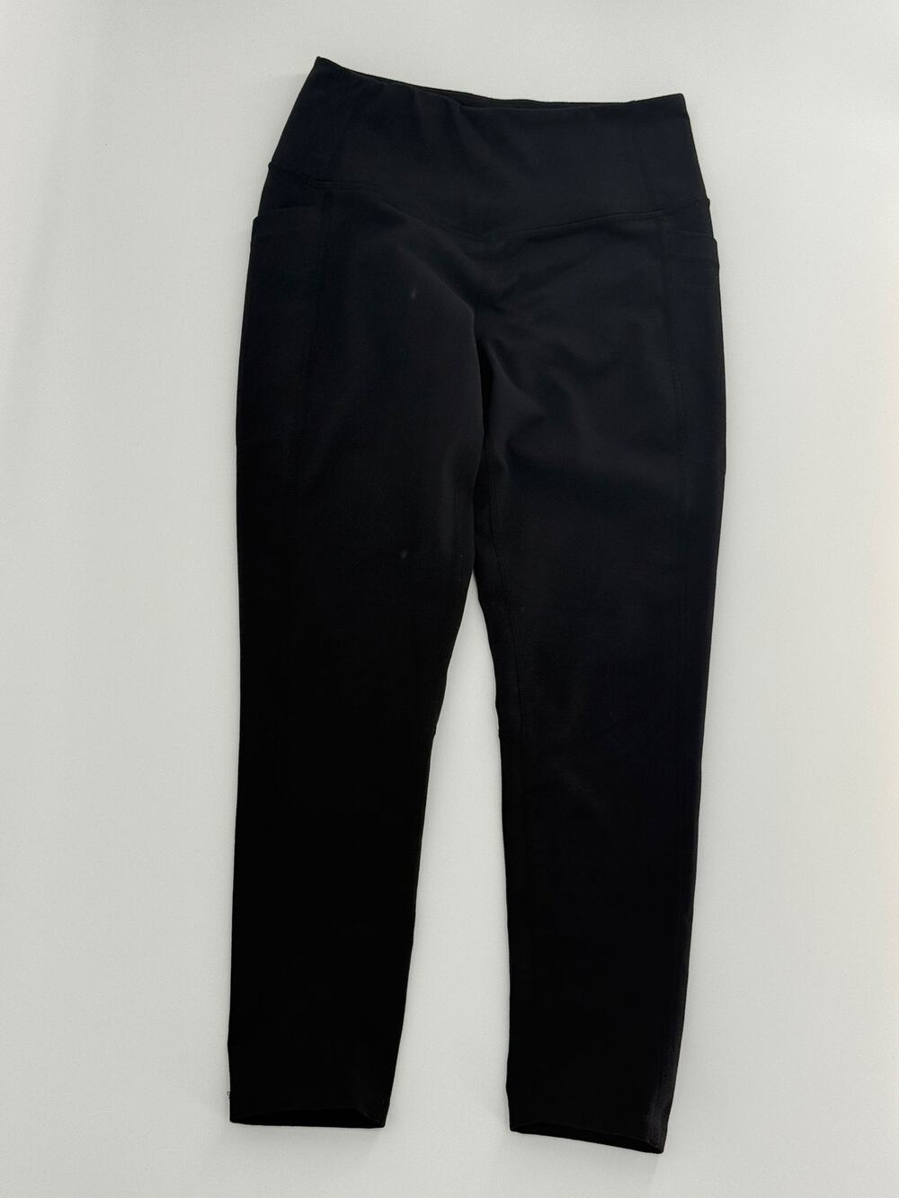 Zella Live In Leggings Womens S Black High Rise Crop Side Pocket Athletic Yoga